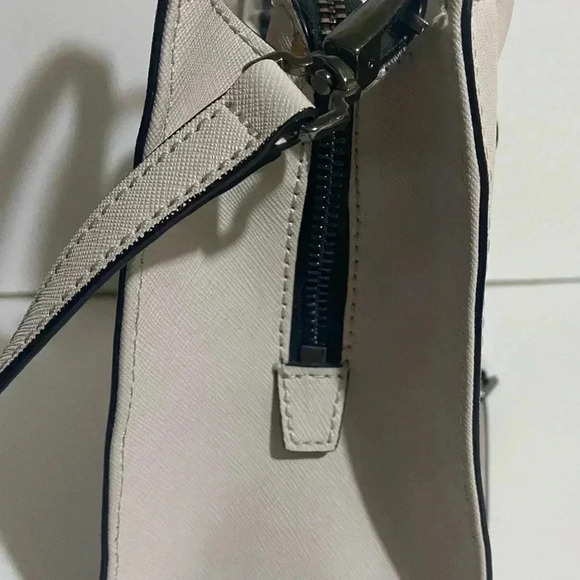 Botkier grey saffiano leather satchel handbag - Picture 14 of 15